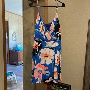 Blue floral sundress